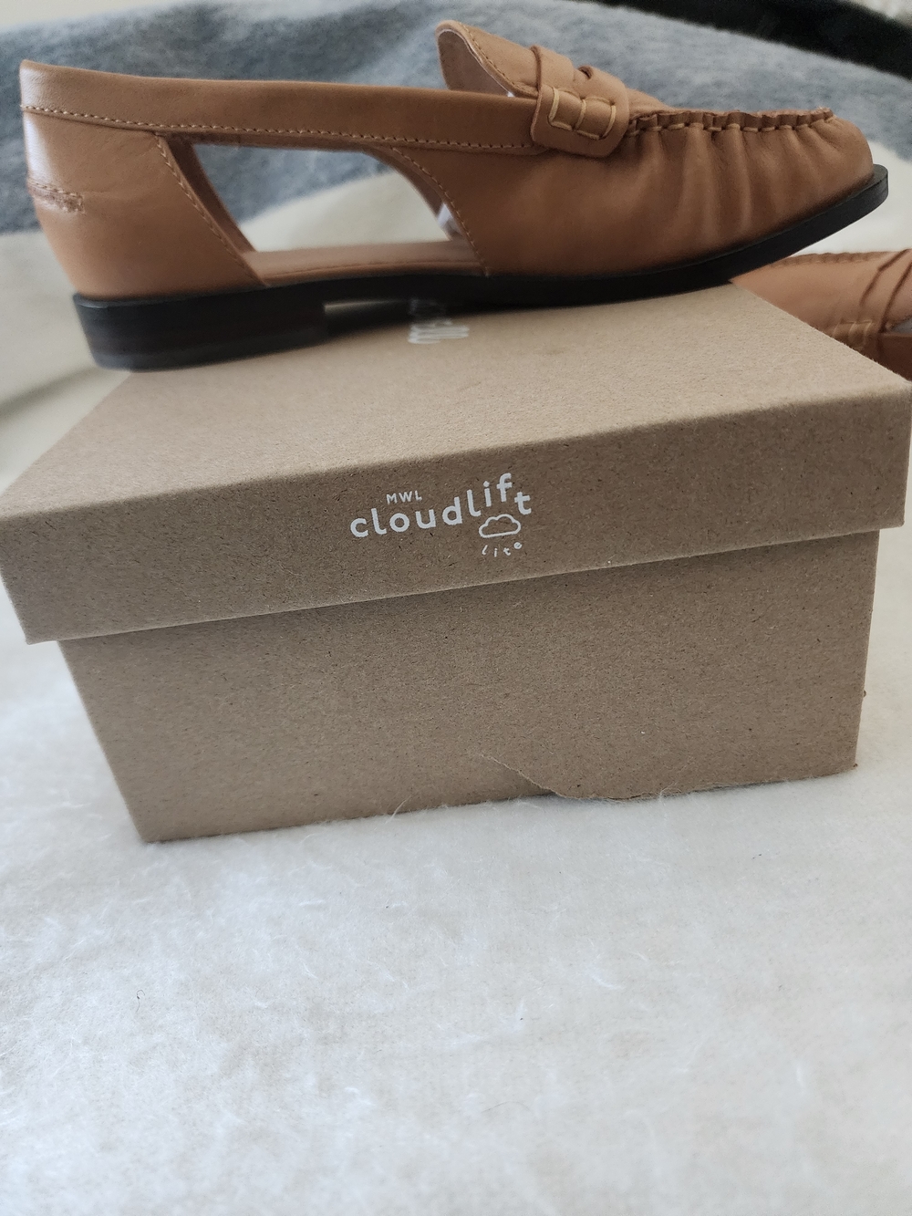 Madewell Cutout Loafers In Vachetta Leather Size 8, Style NK672 - Picture 9 of 15